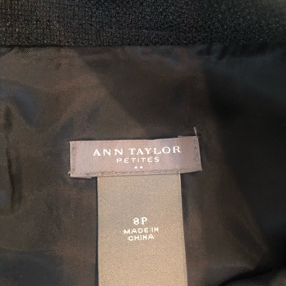 Ann Taylor Size 8 Petite black sheath dress - Picture 7 of 9